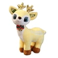 thumbnail image 1 of hirigin Cute Plush Doll, Funny Letter Print Christmas Elk Shape Stuffed Soft Toy Gift for Party Supplies Decoration, 1 of 9