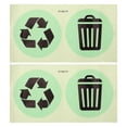 thumbnail image 1 of Shisuyan 1 Set Recycle And Trash Glow In The Dark Stickers Recycling Symbol Trash Can Vinyl Decal Stickers For Metal Plastic Garbage Cans And Bins Decal, 1 of 8