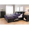 thumbnail image 2 of Prepac Sonoma 1-Drawer Black Tall Nightstand, 2 of 5