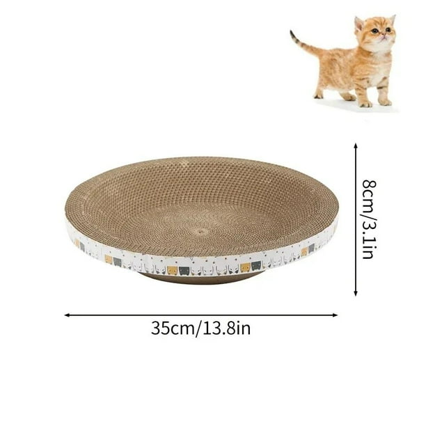 Almohadilla rascadora corrugada para gato, tablero rascador para afilar uñas, afilador de garra, muebles, cama de gato