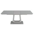 thumbnail image 5 of !nspire Contemporary MDF & Glass Dining Table w/Extension - Warm Grey, 5 of 7