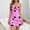Hot Pink, variant on Zorckvet Womens Nightgowns Moomoo Sleep Shirts Loose Pullover Soft Short Sleeve Sleepshirt for Women