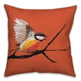 thumbnail image 2 of Creative Products Flying Bird on Branch with Orange 20x20 Indoor / Outdoor Pillow, 2 of 3