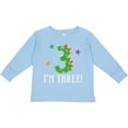 thumbnail image 3 of Inktastic 3rd Birthday Dinosaur Party Boys or Girls Long Sleeve Toddler T-Shirt, 3 of 5