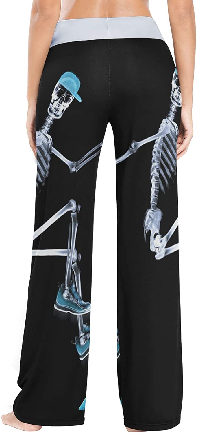 Women Skateboards Skull Sleepwear Pants 