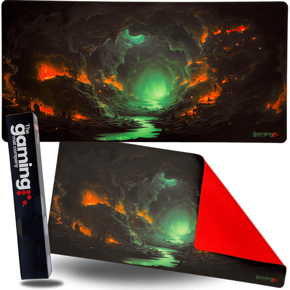 The Gaming Mat Company Single Player MTG Playmat & Gaming Mouse Pad - 28" x 14" Candlelight Cav Gaming Mousepad Compatible with MTG Cards Gaming Mouse Mat Large Mouse Pad