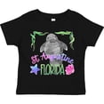 thumbnail image 3 of Inktastic St. Augustine Florida Cute Swimming Manatee Boys or Girls Toddler T-Shirt, 3 of 5