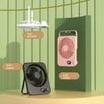 thumbnail image 4 of Ventilador de Escritorio Portátil, Recargable por USB, con Inclinación de 180°, Plegable, con Pantalla de Potencia, 5 Velocidades, Ultra Silencioso A, 4 of 5