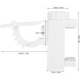 thumbnail image 2 of 2pcs Curtain Pole Holder Curtain Holder, Self-Adhesive Curtain Rod Holder, 2 of 4