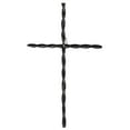 thumbnail image 2 of Dicksons MWC-412 Twisted Cross Black 15.5 x 10.75 Metal Decorative Wall Home Décor, 2 of 2