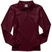 Faded Glory - Girls' Long-Sleeve Polo Shirt