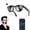 black, variant on AI Smart Glasses with Camera, 4K HD Video & Photo Capture, Real-Time Translation, Recording Glasses with AI Assistant, Open-Ear Audio, Object Recognition, Bluetooth, for Travel