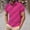 a08_Hot Pink, variant on Vetsdori Men's Polo Shirt - Short Sleeve Collared Button Printed Design for Casual Daily Wear or Outdoor Activities