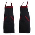 thumbnail image 4 of 5 delantales unisex con cuello halter y 2 bolsillos para chefcamarerococinaherramienta de cocina. Ndcxsfigh  Para estrenar, 4 of 9