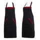 thumbnail image 4 of 5 delantales unisex con cuello halter y 2 bolsillos para chefcamarerococinaherramienta de cocina. Likrtyny  Para estrenar, 4 of 9