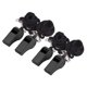 thumbnail image 3 of Silbatos portátiles de 4 uds, silbatos de supervivencia de emergencia, silbatos de primeros auxilios con cordón para árbitro de fútbol (negro), 3 of 5
