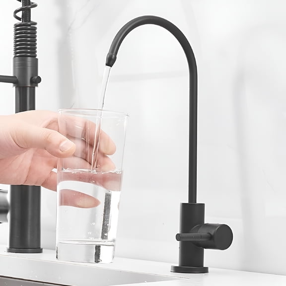 HIBIBUD Kitchen Faucet Direct Drinking Tap 1/4 Inch Stainless Steel Water Purifier Taps