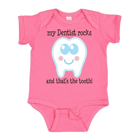 

Inktastic Dentist Rocks Tooth Gift Baby Boy or Baby Girl Bodysuit