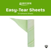 Evercare Mega Handheld Lint Roller Refill – 50 Sheets per Roll, 10 Wide Sheets, Extra Sticky, Compatible with Mega Roller