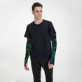 thumbnail image 5 of Glow In Dark Splatter Neon Sun Protection Arm Sleeves Thorn Proof Garden For Men Women,Sweatproof Sun, Black, 5 of 8