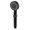 Black, variant on LSLJS High Pressure Shower Head, Large Panel Handheld Shower Head with Pause Function 5 Spray Modes Pressurized Powerful Spray Shower Massager Anti-clog Nozzles Showerhead Universal Bathroom Accessory