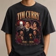 thumbnail image 4 of Tim Curry Actor Tribute Shirt Tim Curry Fan Apparel Black Classic Movie Character Tee Rocky Horror Picture Show Shirt, 4 of 9