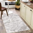 thumbnail image 4 of DEXDE Entryway Area Rugs 2x3 Washable Modern Abstract Door Mat Indoor Soft Small Carpet Non Slip Low Pile Throw Rug for Entrance Bedroom Kitchen Bathroom Laundry, Gray, 4 of 8