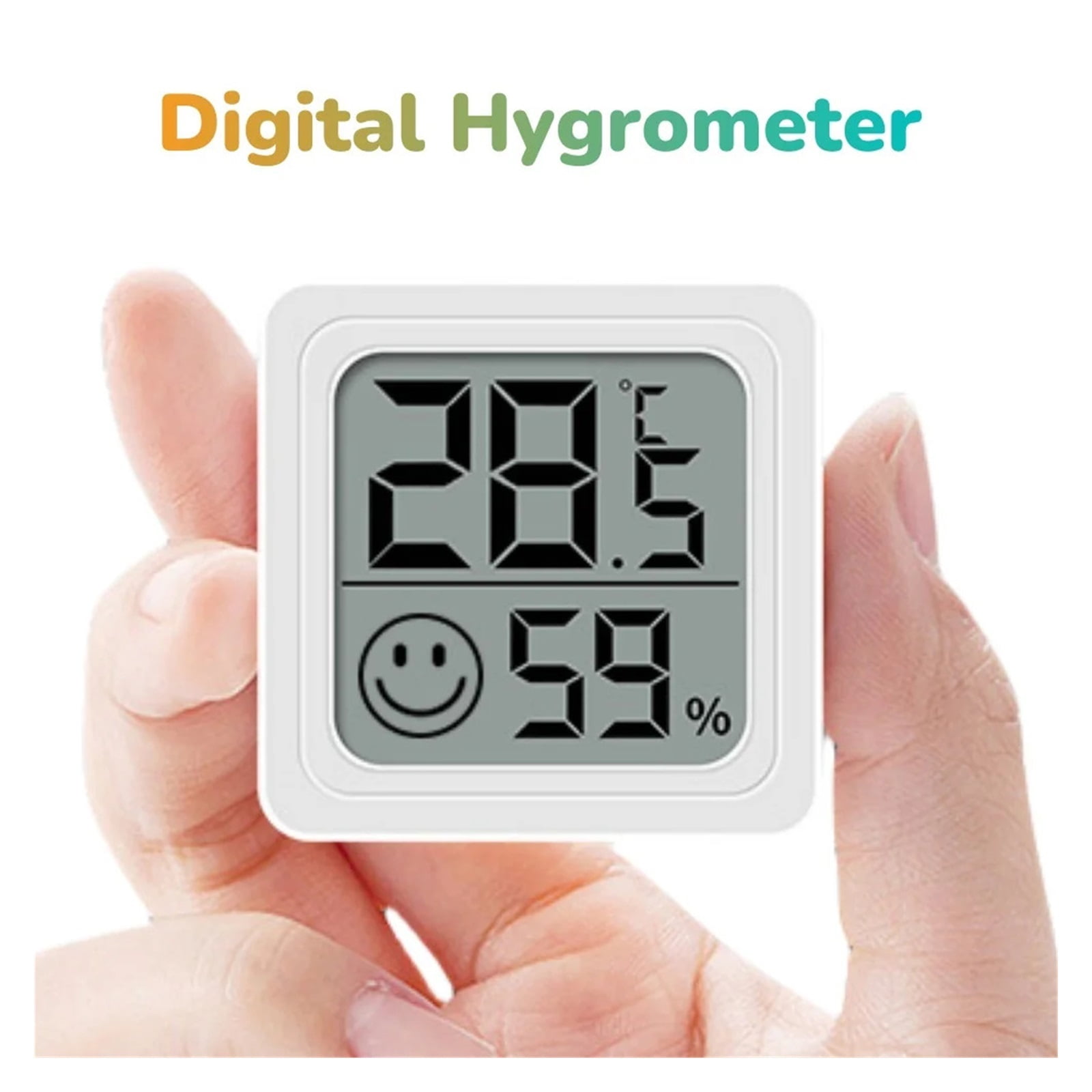 Mini Digital Hygrometer Indoor Humidity Meter with Temperature and Monitor for Cellar Greenhouse ,Simple Operation