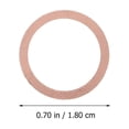 thumbnail image 3 of 200pcs Copper Crush Washer Flat Round Copper Washer Sealing Gasket Ring Fastener, 3 of 5