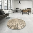 thumbnail image 3 of Ahgly Company Indoor Rectangle Abstract Dark Almond Brown Solid Area Rugs, 4' x 6', 3 of 6