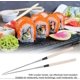 thumbnail image 3 of Food Chopstick,sushi Chopsticks Stainless Steel Japanese Sushi Chopstick With Wood Handle Tableware Hot Pot Chopsticks, 3 of 5