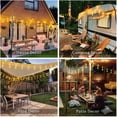 thumbnail image 3 of YIXIGGC 2 Pack Solar Water Drop String Lights, Total 41.6FT 60 LED Solar Powered String Lights Outdoor Waterproof, Solar Teardrop Lights for Gardens Patio Yard Party Holiday Decor (Warm White), 3 of 8
