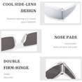 thumbnail image 4 of FEISEDY Cool Futuristic Rectangular Sunglasses Cyber Men Women Punk Style Cosplay Sun Glasses B2739, 4 of 15