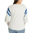 thumbnail image 2 of Women's  Ash Kentucky Wildcats Sabrina 3/4-Sleeve Jersey T-Shirt, 2 of 2