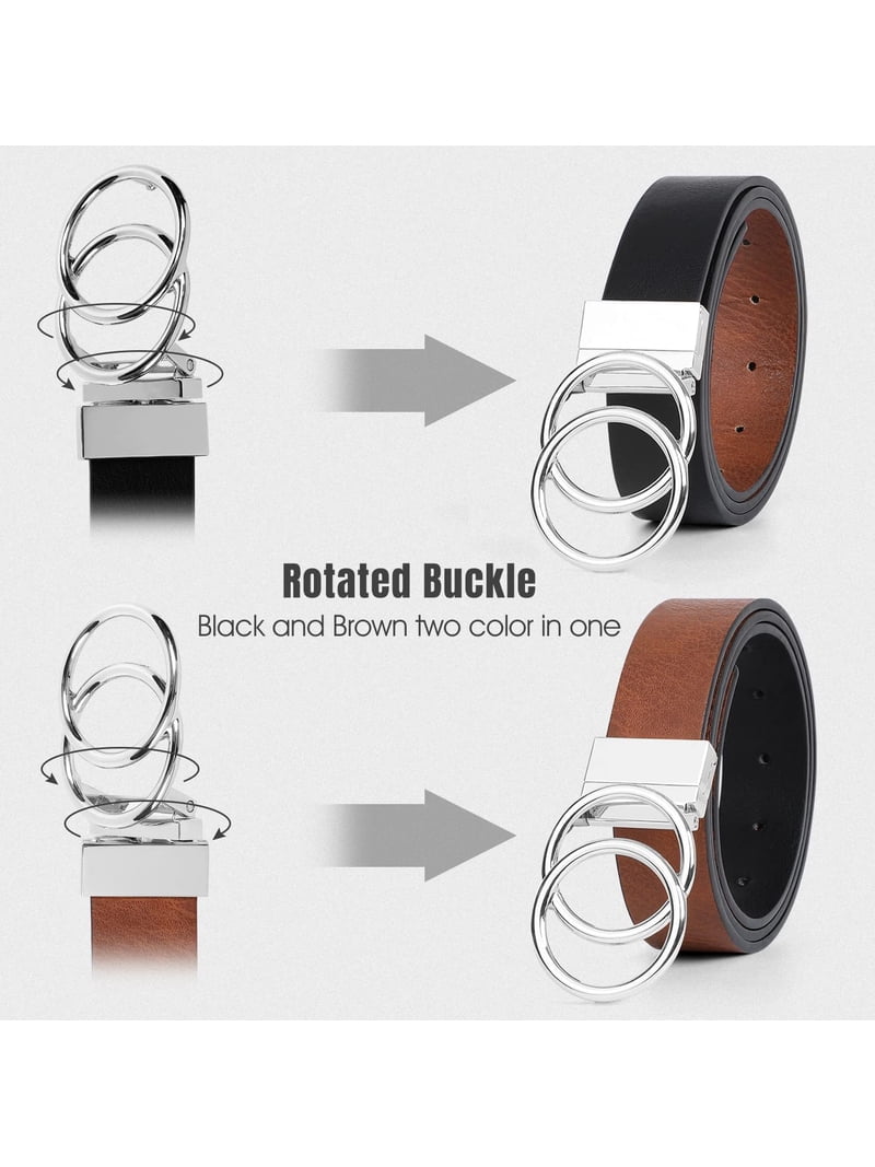Women Leather Belt, Reversible Belt, Leather Waist Belt for  display picture 1