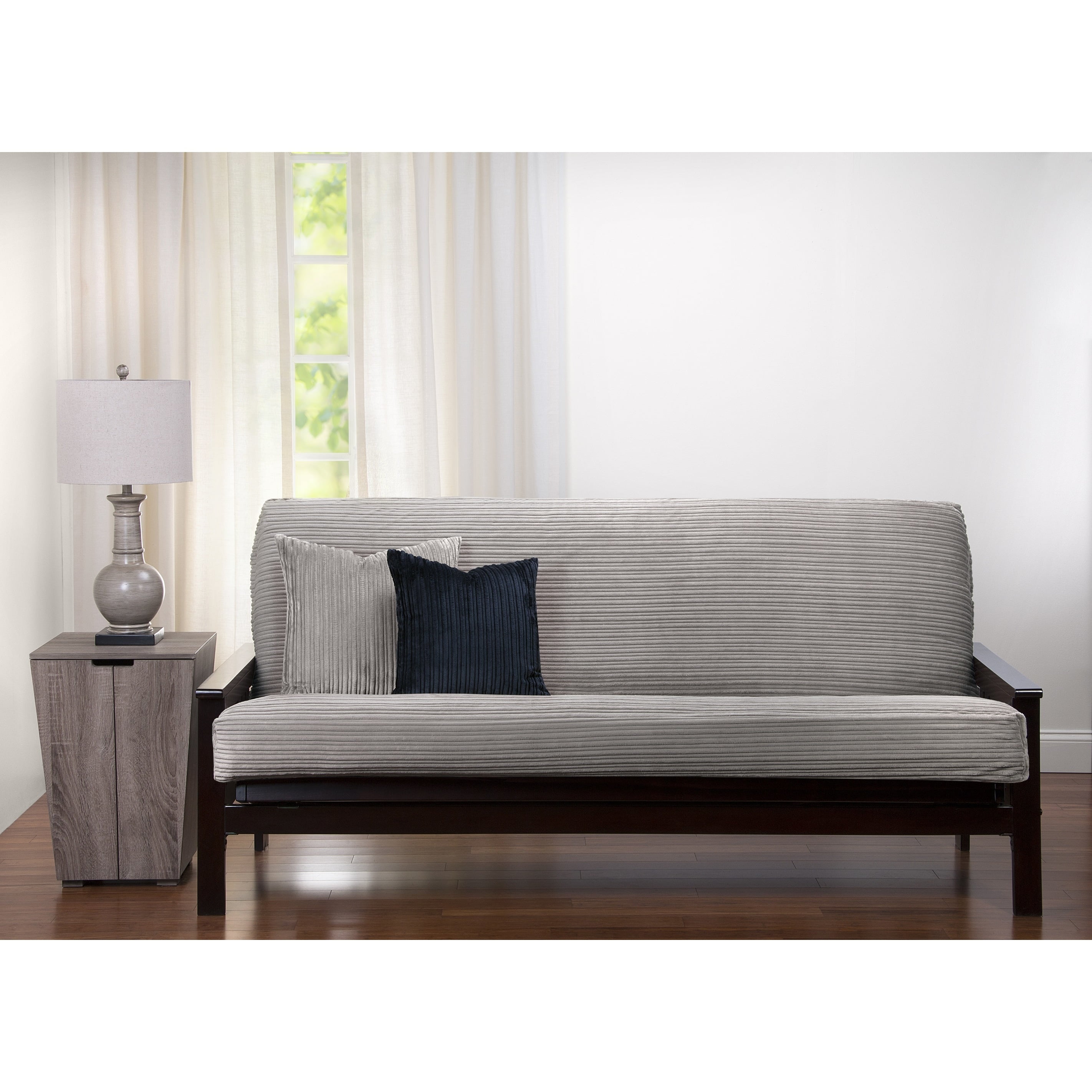 Siscovers Downy Taupe Futon Cover Queen