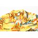 Palm Wave Mens and Big Mens Tropical Sunset Print Hawaiian Shirt, up to size 6XL - image 4 of 5