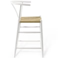 thumbnail image 3 of Amish Wood Counter Stool White, 3 of 5