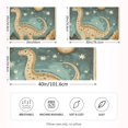 thumbnail image 2 of Yayeee Pillowcase Standard Size Set of 2 Satin Wrinkle Resistant Pillow Case, Dinosaur with Stars, 2 of 7