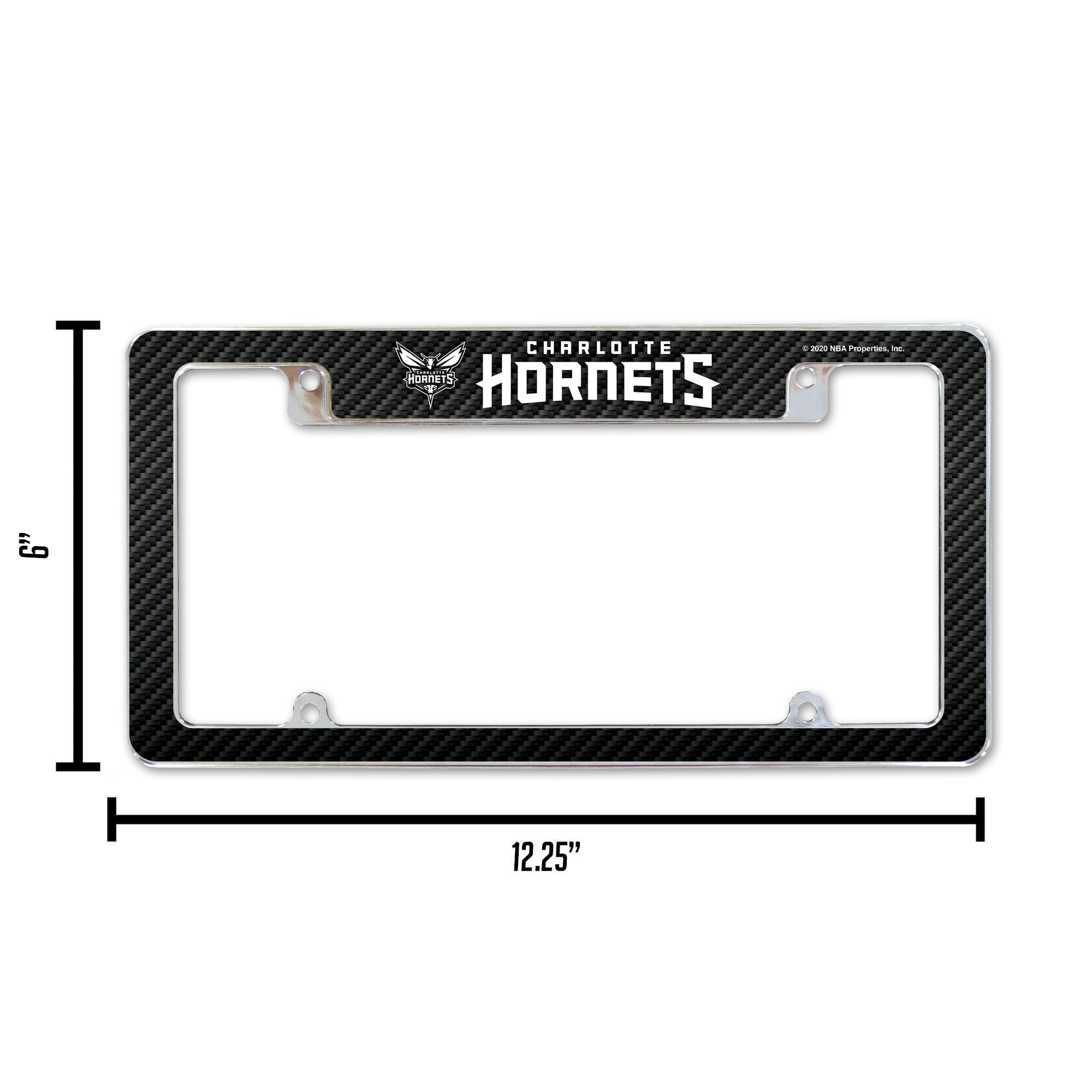 HORNETS CARBON FIBER DESIGN ALL OVER CHROME FRAME