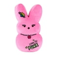 thumbnail image 2 of 15cm Peeps Easter Bunny Plush Toy, Easter Bunny Peep Plush Collectible, Soft & Huggable Bunny Stuffed Animal Easter Decorations Doll, Easter Basket Stuffers Gifts for Kids & Adults (Light Pink）, 2 of 5