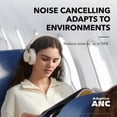 thumbnail image 3 of Soundcore by Anker, Space One, Active Noise Cancelling Headphones, 2X Stronger Voice Reduction, 40H ANC Playtime, App Control, LDAC Hi-Res Wireless Audio, Comfortable Fit, Clear Calls (Renewed), 3 of 5
