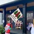 thumbnail image 6 of Christmas Tree House Flag 28 X 40 Inch Double Sided Burlap, Merry Christmas Sign Winter Holiday Yard Xmas Large Flags for Outside DF478-28, 6 of 6