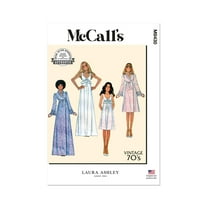 McCall's Sewing Pattern 8430 - Misses' Robe and Nightgown, Size: AA (XS-S-M)