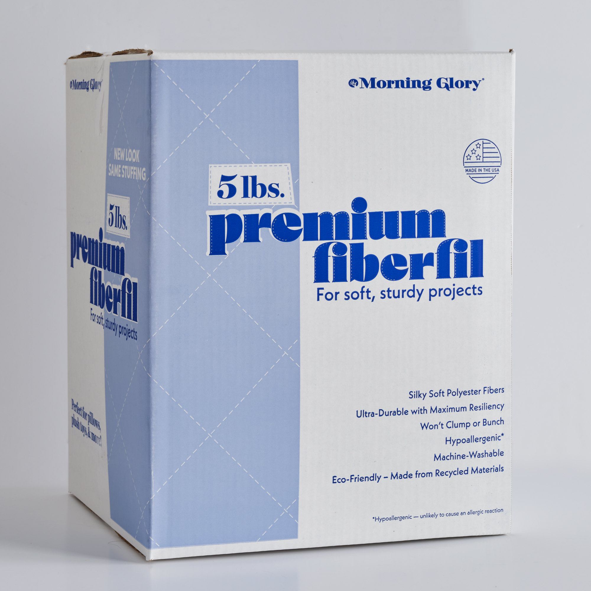 Morning Glory Premium Polyester Fiber Fill, 5 lb. Box - image 4 of 4