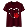 thumbnail image 1 of Camisas de Manga Corta para las Mujeres Impresión de Manga Corta Cuello Redondo, Camisa Casual de Poliéster para las Mujeres, Lavado de Manos, 1 of 6