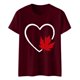 thumbnail image 1 of Camisas de Manga Corta para las Mujeres Impresión de Manga Corta Cuello Redondo, Camisa Casual de Poliéster para las Mujeres, Lavado de Manos, 1 of 6