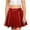Red, variant on BOBOGOJP Girls Metallic Skater Skirts Shiny Flared Holographic Skort Red for Size 7-8 Years