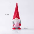 thumbnail image 2 of Clearance Sale!2pcs Valentine Gnomes,Plush Mr and Mrs Valentine Gnome Decoration,Handmade Scandinavian Tomte for Home Table,Tiered Tray Decor,Valentine's Gifts for Him Her, 2 of 7