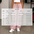 thumbnail image 3 of LUVDA Cargo Pants for Women High Waist Drawstring Wide Leg Joggers with Pockets and Adjustable Cuffs, 3 of 6
